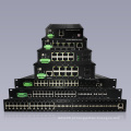 DIN RIAL FIBER SFP UPLINK GIGABIT ETHERNET SWITCH